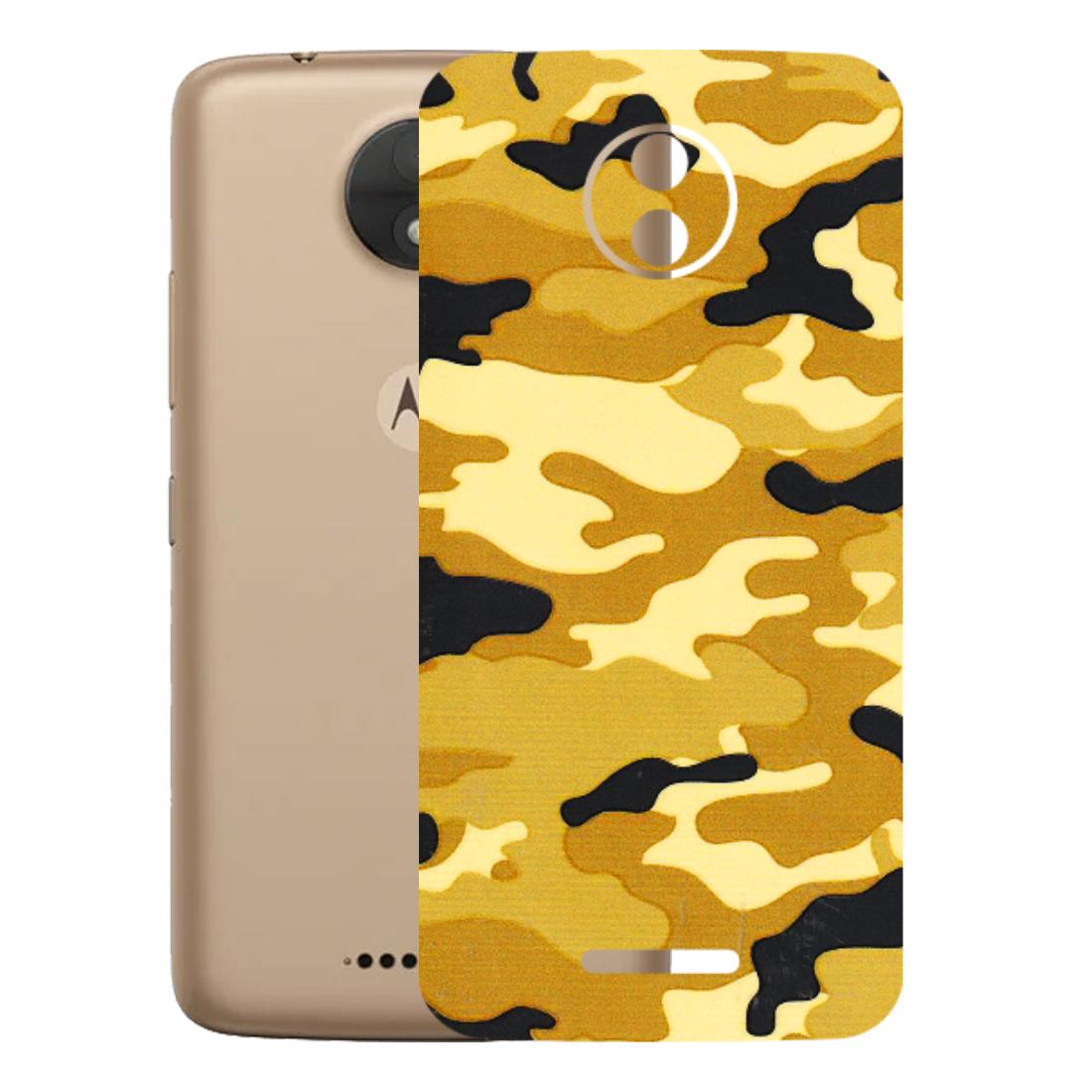 Motorola Phone Skins (All Models) - Indian Camo - 3D Embossed Finish (L-228) Motorola Moto C