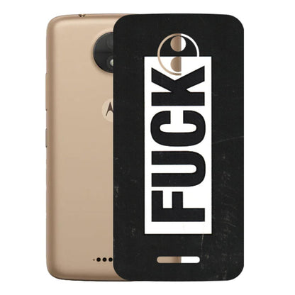 Motorola Phone Skins (All Models) - The F Word - 3D Embossed Finish (L-255) Motorola Moto C