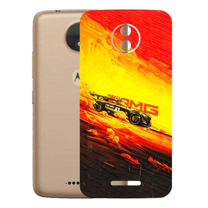 Motorola Phone Skins (All Models) - AMG Car Speed Cover - 3D Embossed Finish (L-256) Motorola Moto C