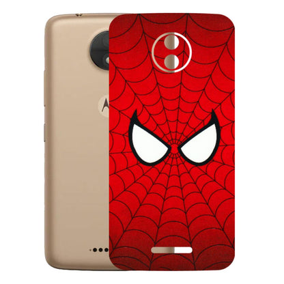 Motorola Phone Skins (All Models) - Spidey Eyes - 3D Embossed Finish (L-257) Motorola Moto C
