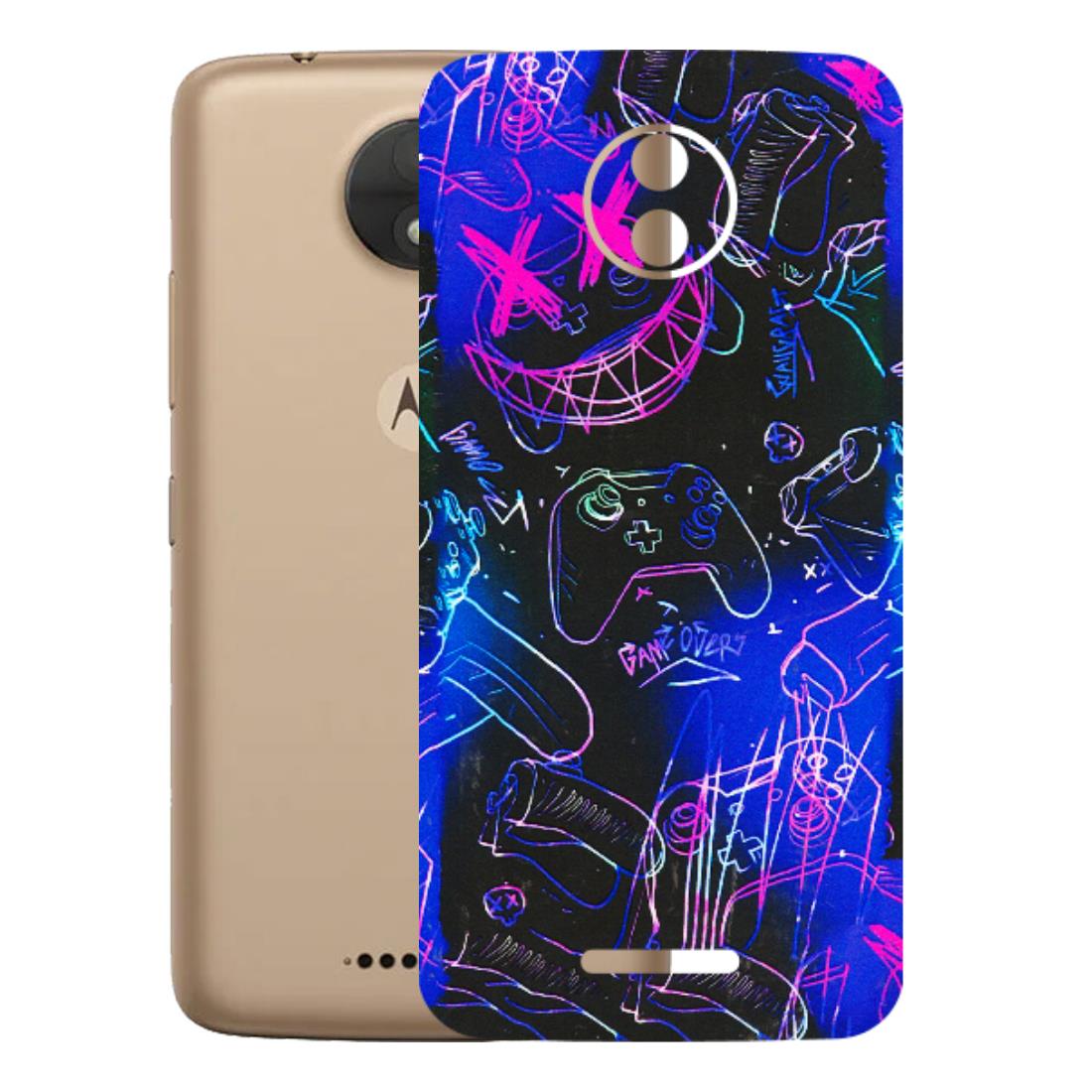 Motorola Phone Skins (All Models) - Gamers Paradise - 3D Embossed Finish (L-258) Motorola Moto C