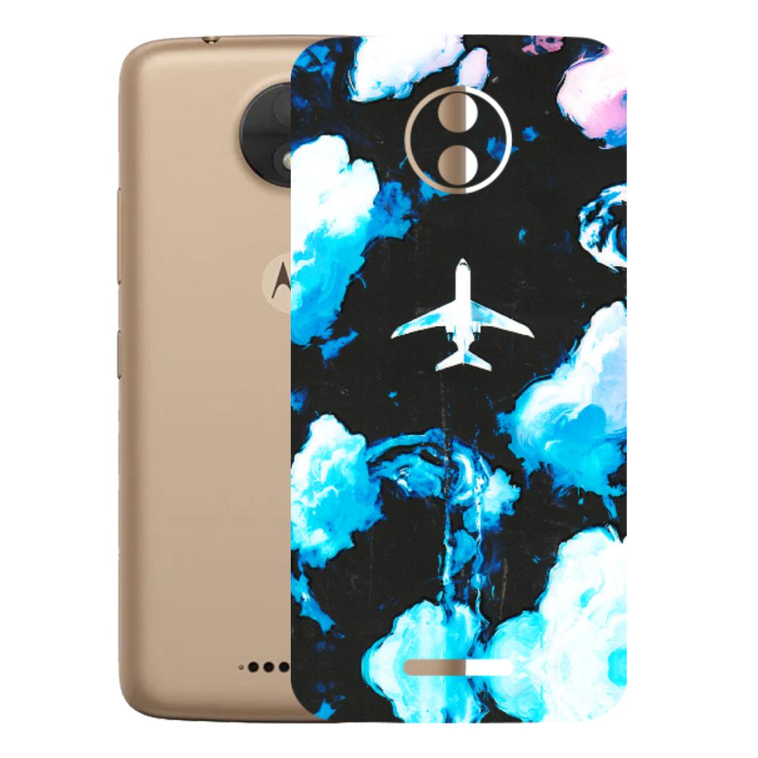 Motorola Phone Skins (All Models) - Travel In Airline - 3D Embossed Finish (L-264) Motorola Moto C