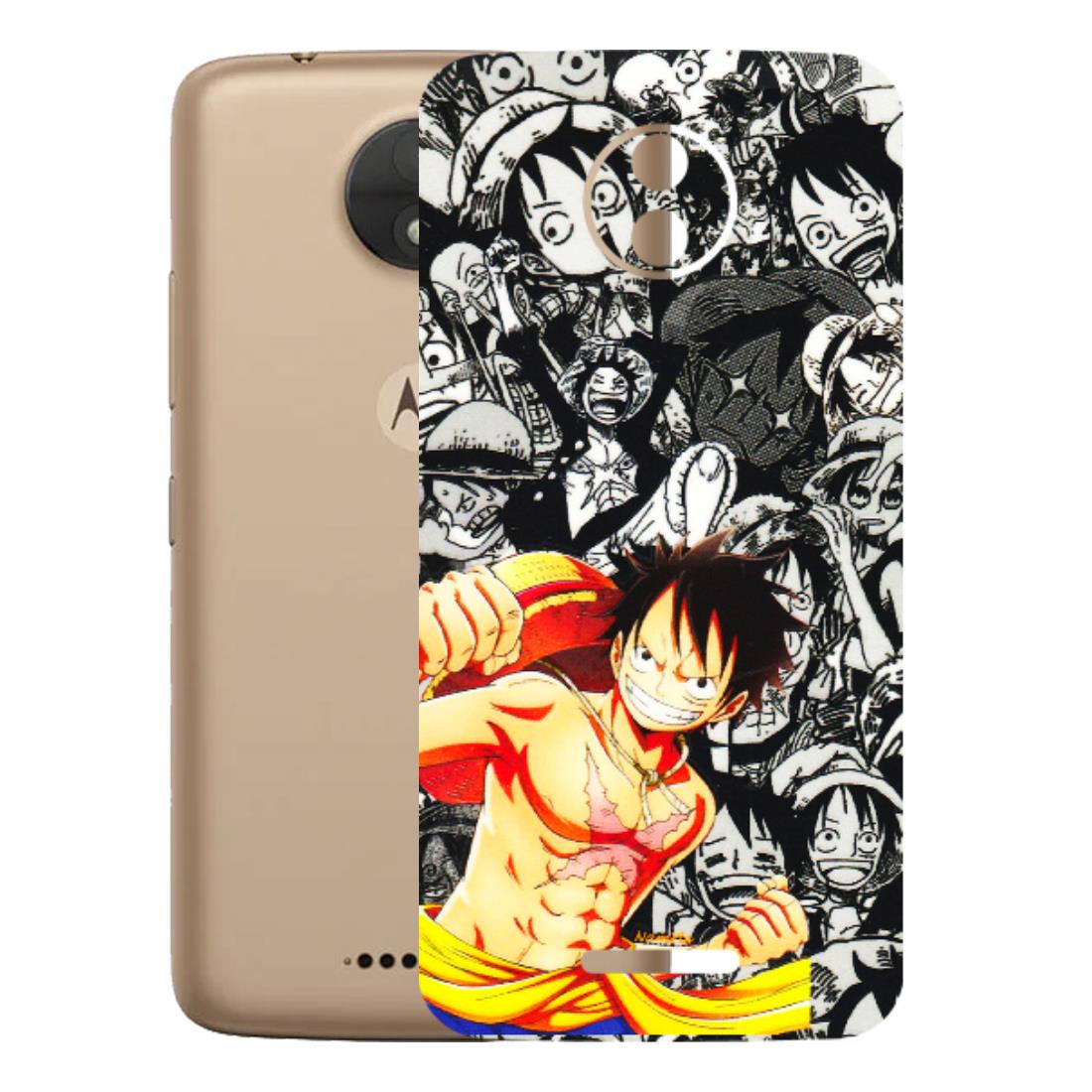 Motorola Phone Skins (All Models) - Anime Comics Games Doodles - 3D Embossed Finish (L-27) Motorola Moto C