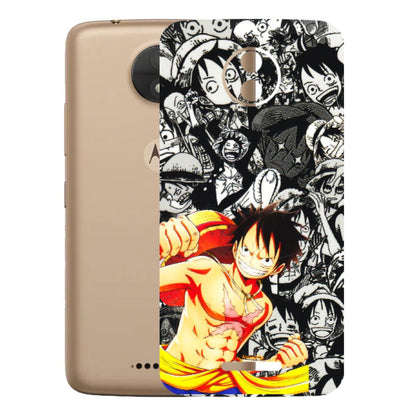 Motorola Phone Skins (All Models) - Anime Comics Games Doodles - 3D Embossed Finish (L-27) Motorola Moto C