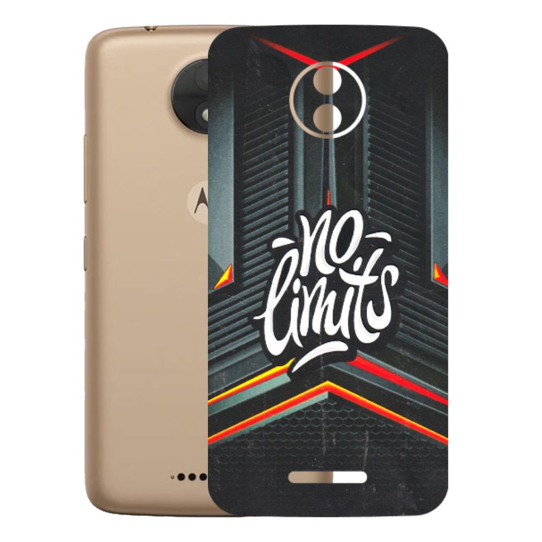 Motorola Phone Skins (All Models) - No Limits - 3D Embossed Finish (L-286) Motorola Moto C