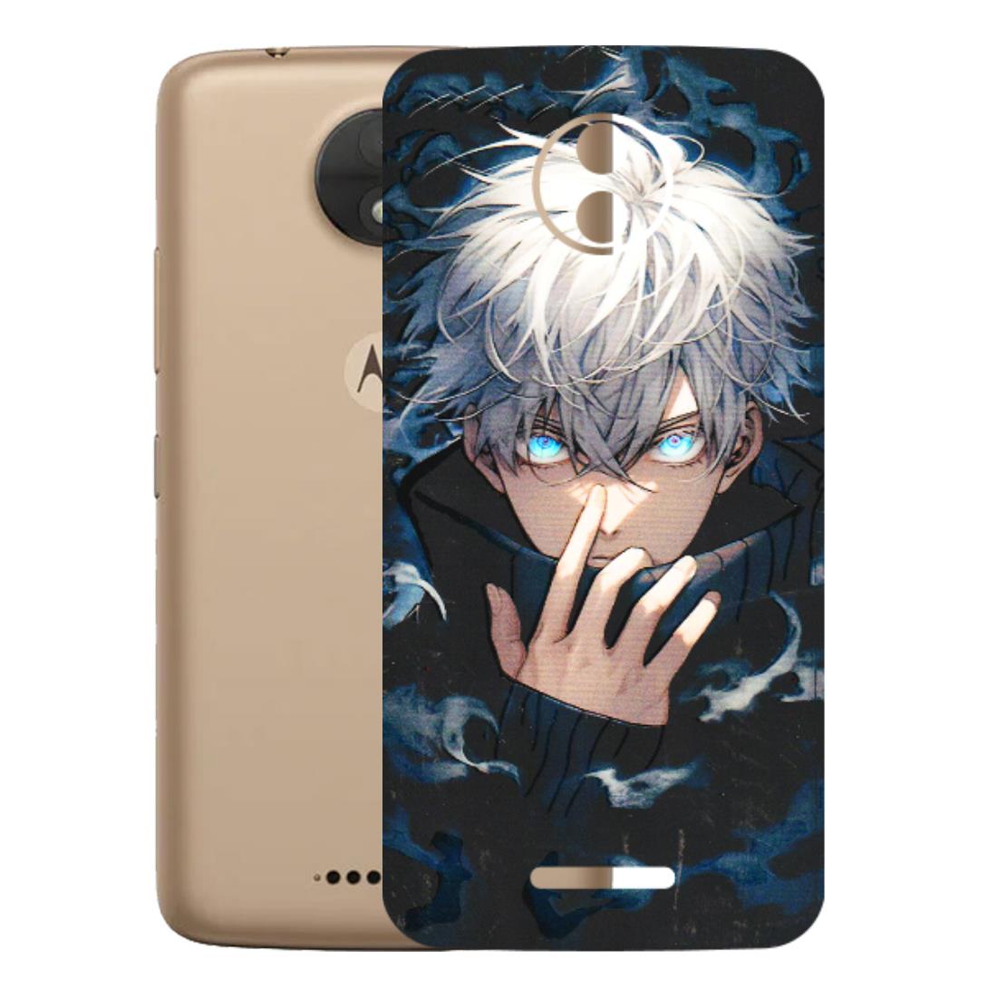 Motorola Phone Skins (All Models) - New Jujutsu Kaisen Anime - 3D Embossed Finish (L-313) Motorola Moto C