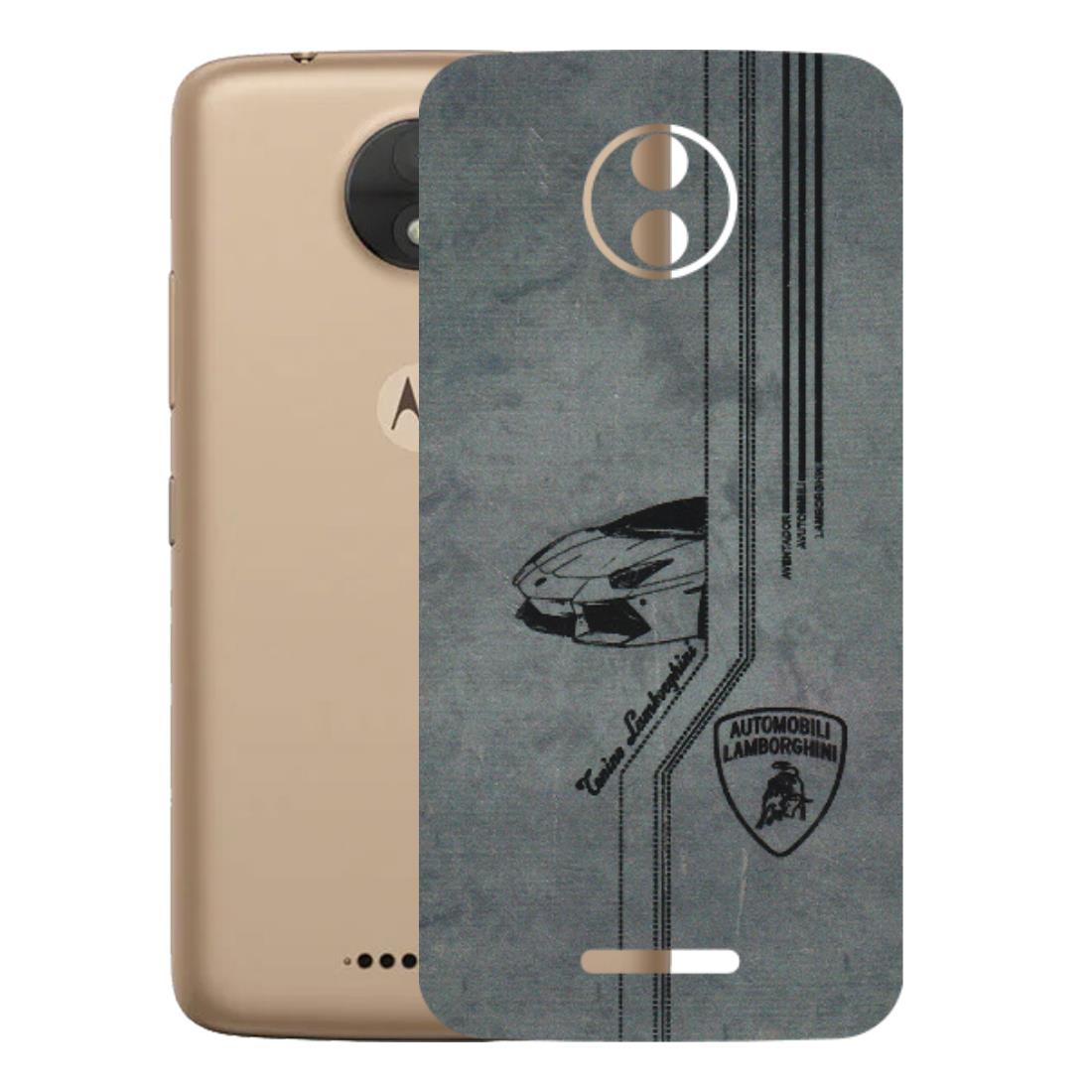 Motorola Phone Skins (All Models) - New Lamborgini Aventador - 3D Embossed Finish (L-321) Motorola Moto C