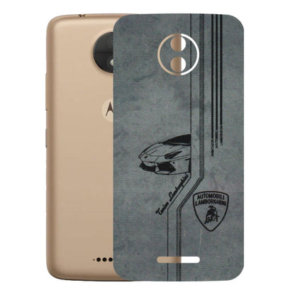Motorola Phone Skins (All Models) - New Lamborgini Aventador - 3D Embossed Finish (L-321) Motorola Moto C