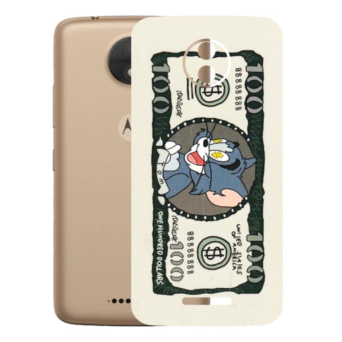 Motorola Phone Skins (All Models) - Tom Hundred Dollar - 3D Embossed Finish (L-324) Motorola Moto C