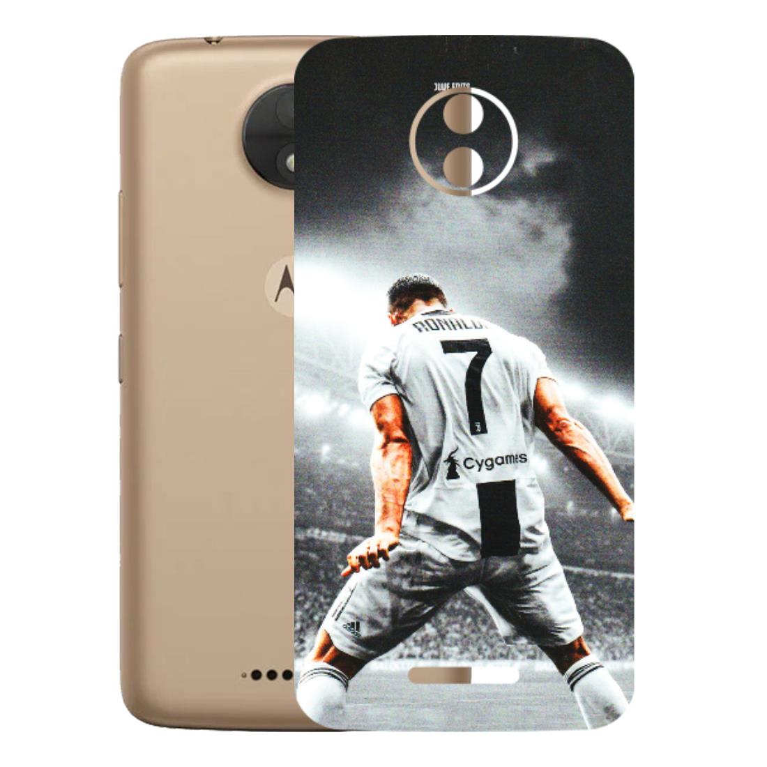 Motorola Phone Skins (All Models) - Ronaldo CR7 Crazy - 3D Embossed Finish (L-44) Motorola Moto C