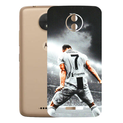 Motorola Phone Skins (All Models) - Ronaldo CR7 Crazy - 3D Embossed Finish (L-44) Motorola Moto C