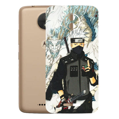 Motorola Phone Skins (All Models) - Kakashi Hatake Naruto Anime - 3D Embossed Finish (L-46) Motorola Moto C