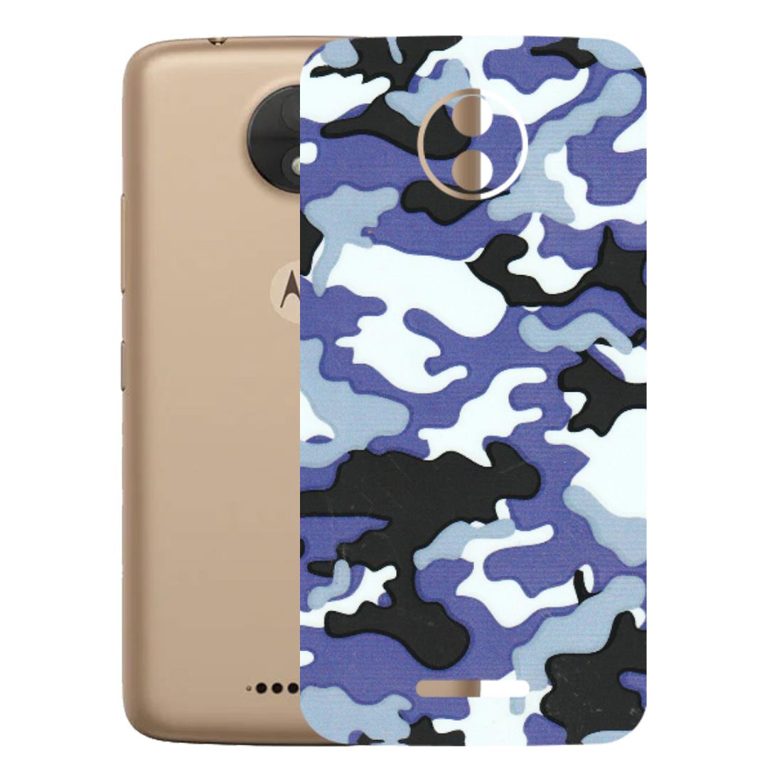 Motorola Phone Skins (All Models) - Powerfull Military Camoflauge - 3D Embossed Finish (L-49) Motorola Moto C