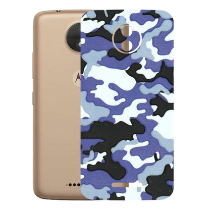Motorola Phone Skins (All Models) - Powerfull Military Camoflauge - 3D Embossed Finish (L-49) Motorola Moto C