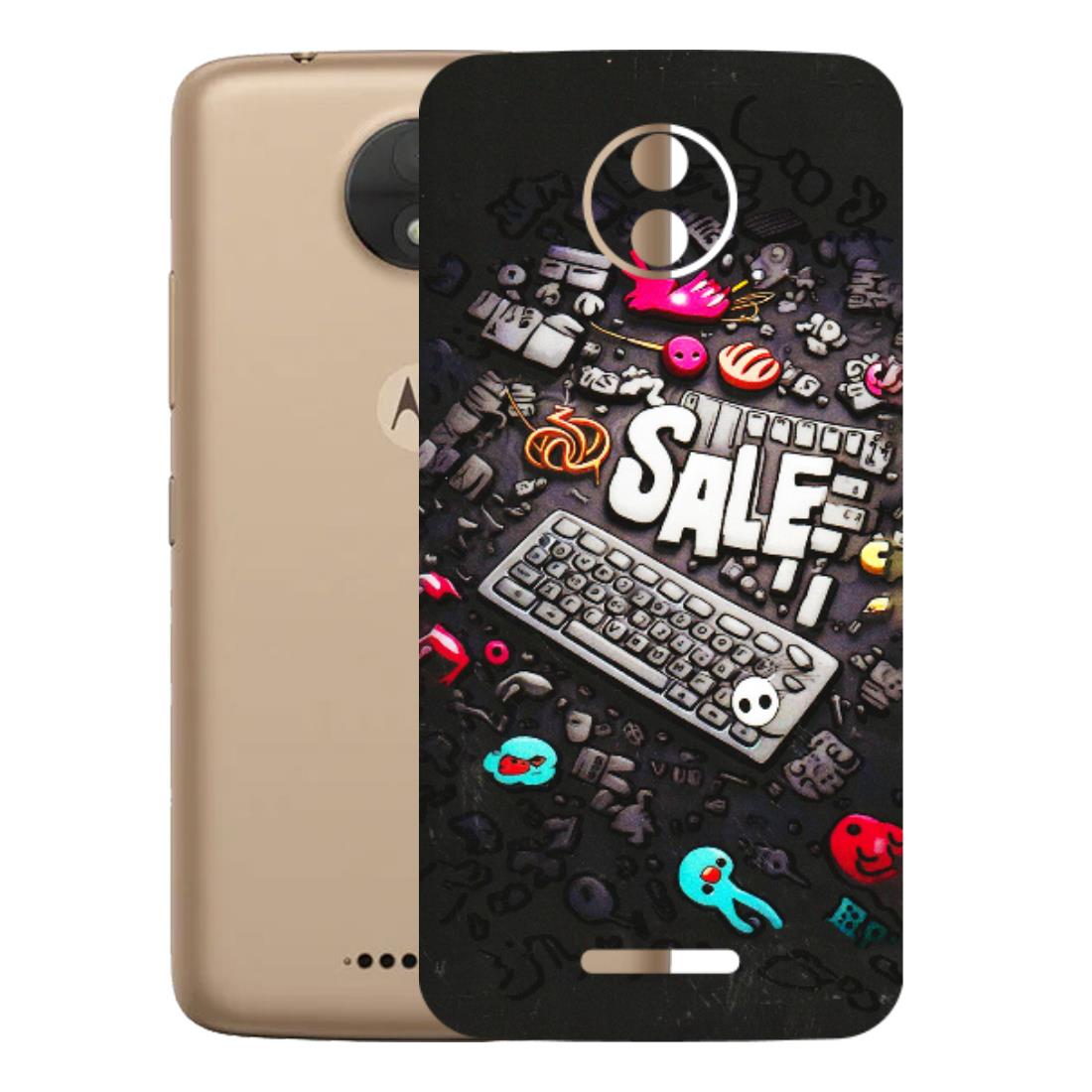 Motorola Phone Skins (All Models) - Gadgets Sale - 3D Embossed Finish (L-50) Motorola Moto C