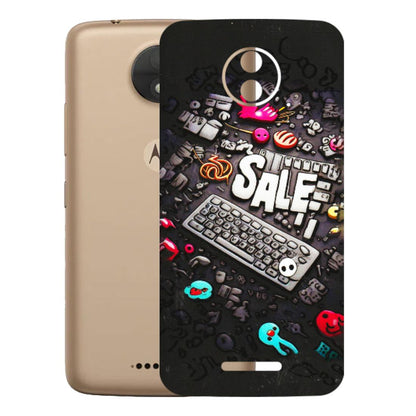 Motorola Phone Skins (All Models) - Gadgets Sale - 3D Embossed Finish (L-50) Motorola Moto C