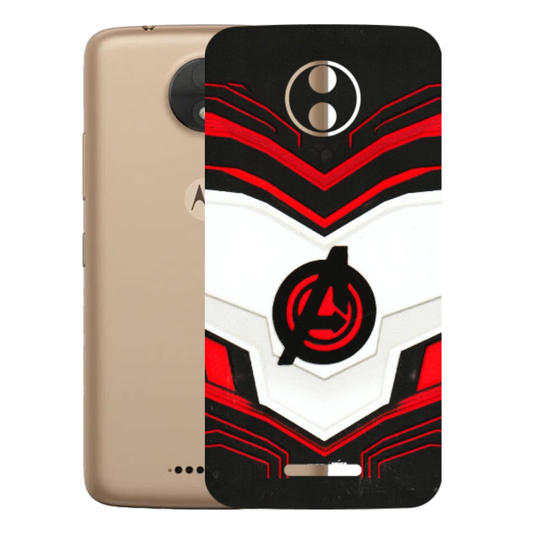 Motorola Phone Skins (All Models) - Avengers Logo - 3D Embossed Finish (L-55) Motorola Moto C