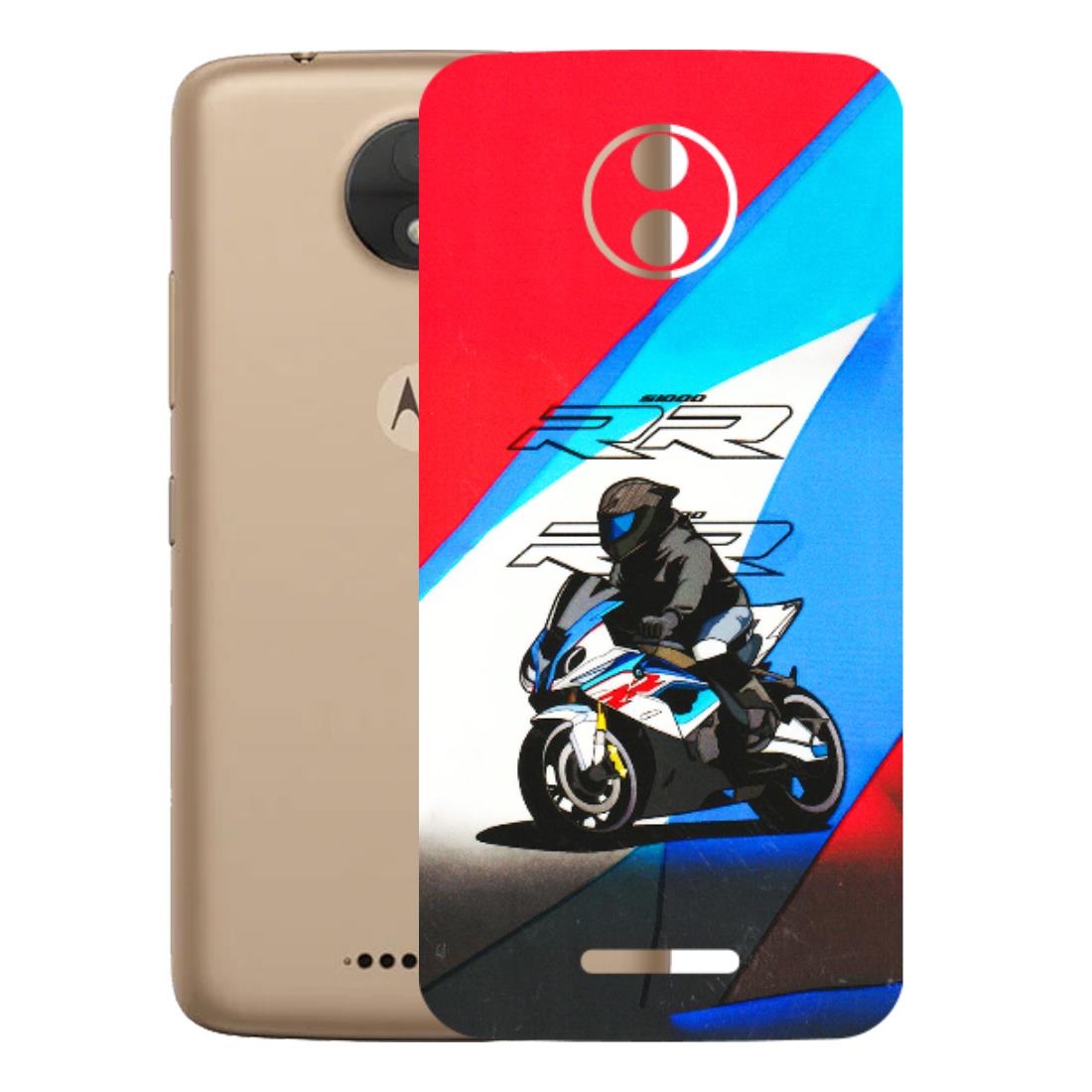 Motorola Phone Skins (All Models) - Bikers Love - 3D Embossed Finish (L-58) Motorola Moto C