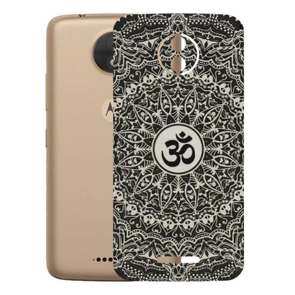 Motorola Phone Skins (All Models) - Aum Elegant Mandala - 3D Embossed Finish (L-62) Motorola Moto C