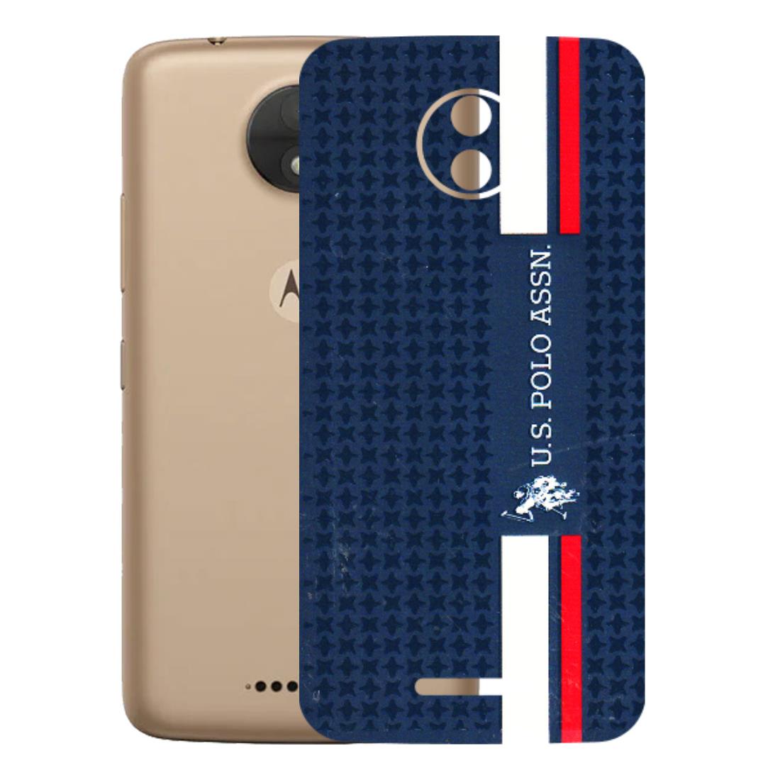 Motorola Phone Skins (All Models) - US POLO Designer Brand - 3D Embossed Finish (L-65) Motorola Moto C