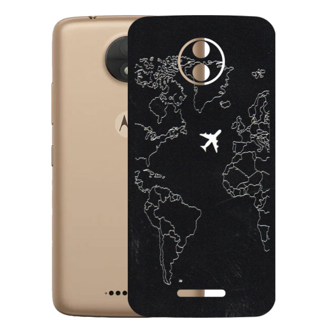 Motorola Phone Skins (All Models) - Never Ending Travel - 3D Embossed Finish (L-79) Motorola Moto C