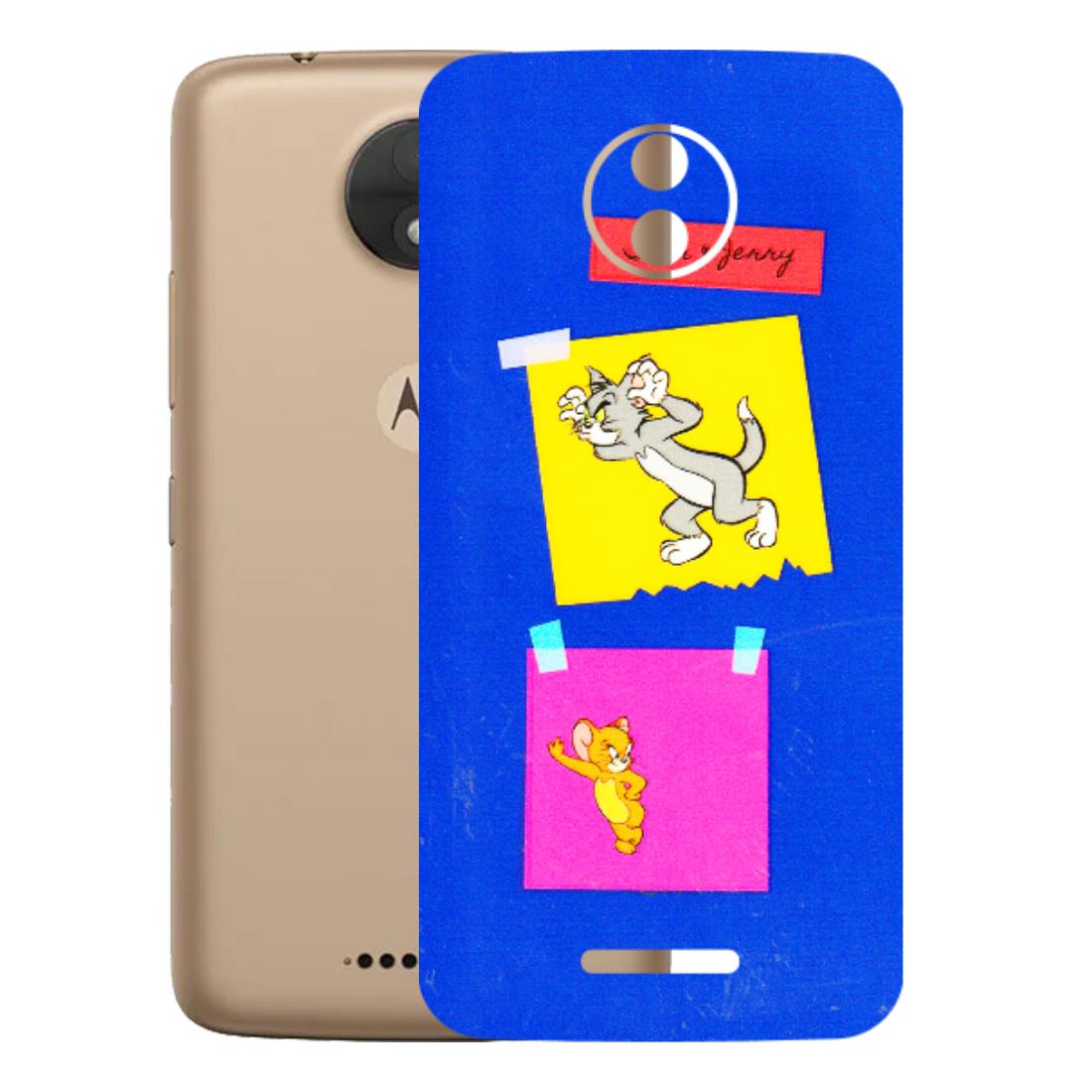 Motorola Phone Skins (All Models) - Tom N Jerry Sticky Notes - 3D Embossed Finish (L-88) Motorola Moto C