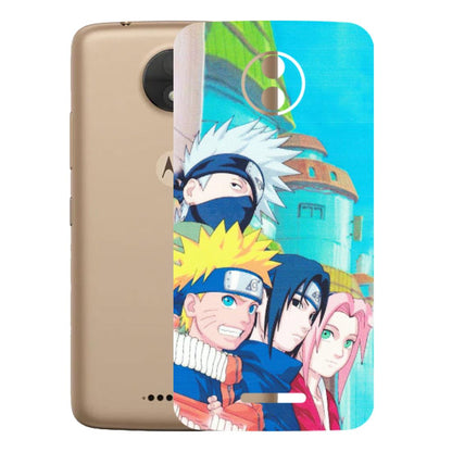 Motorola Phone Skins (All Models) - Team Minato And Kakashi - Matte Finish (M-101) Motorola Moto C