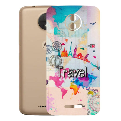 Motorola Phone Skins (All Models) - Travel The Wonders - Matte Finish (M-108) Motorola Moto C