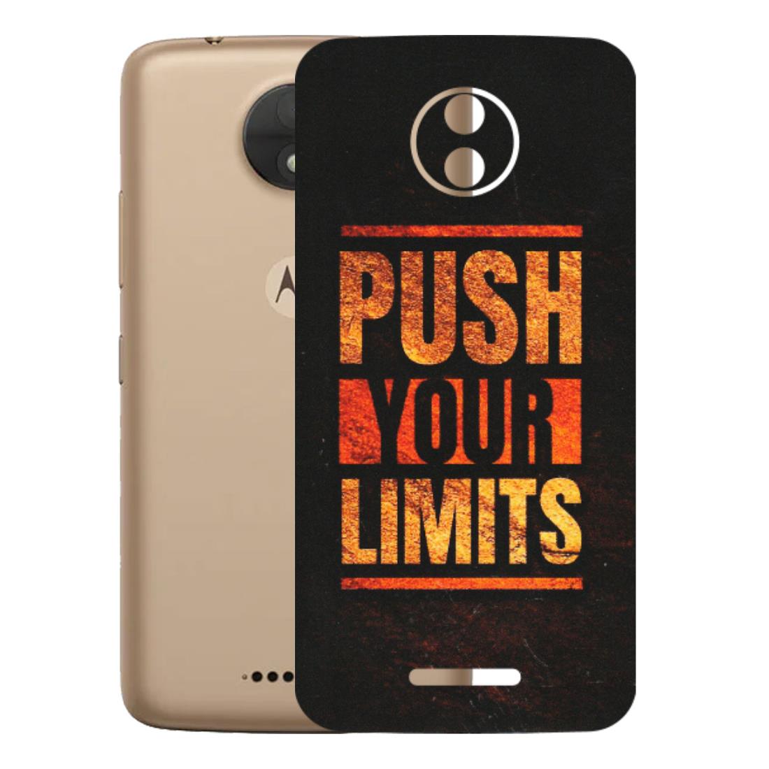 Motorola Phone Skins (All Models) - Push Your Limits - Matte Finish (M-118) Motorola Moto C