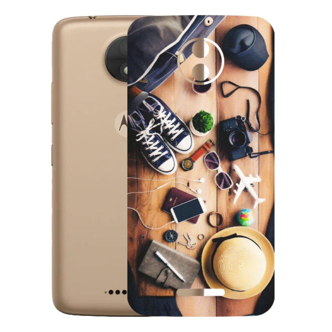 Motorola Phone Skins (All Models) - Travel Wanderlust - Matte Finish (M-133) Motorola Moto C