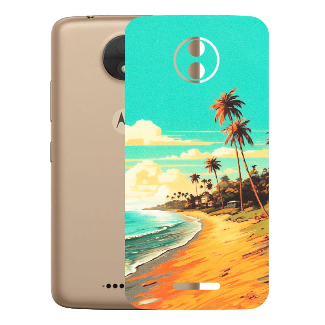 Motorola Phone Skins (All Models) - Miami Beach - Matte Finish (M-136) Motorola Moto C