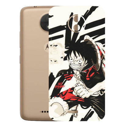 Motorola Phone Skins (All Models) - Monkey D.Luffy Manga Anime - Matte Finish (M-145) Motorola Moto C