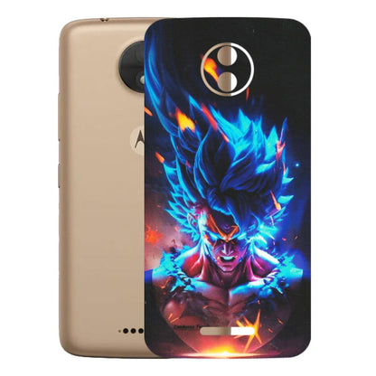 Motorola Phone Skins (All Models) - Angry Goku Dragon Ball Anime - Matte Finish (M-150) Motorola Moto C