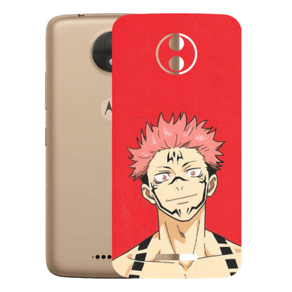 Motorola Phone Skins (All Models) - Ryomen Sukuna Fun Anime - Matte Finish (M-153) Motorola Moto C