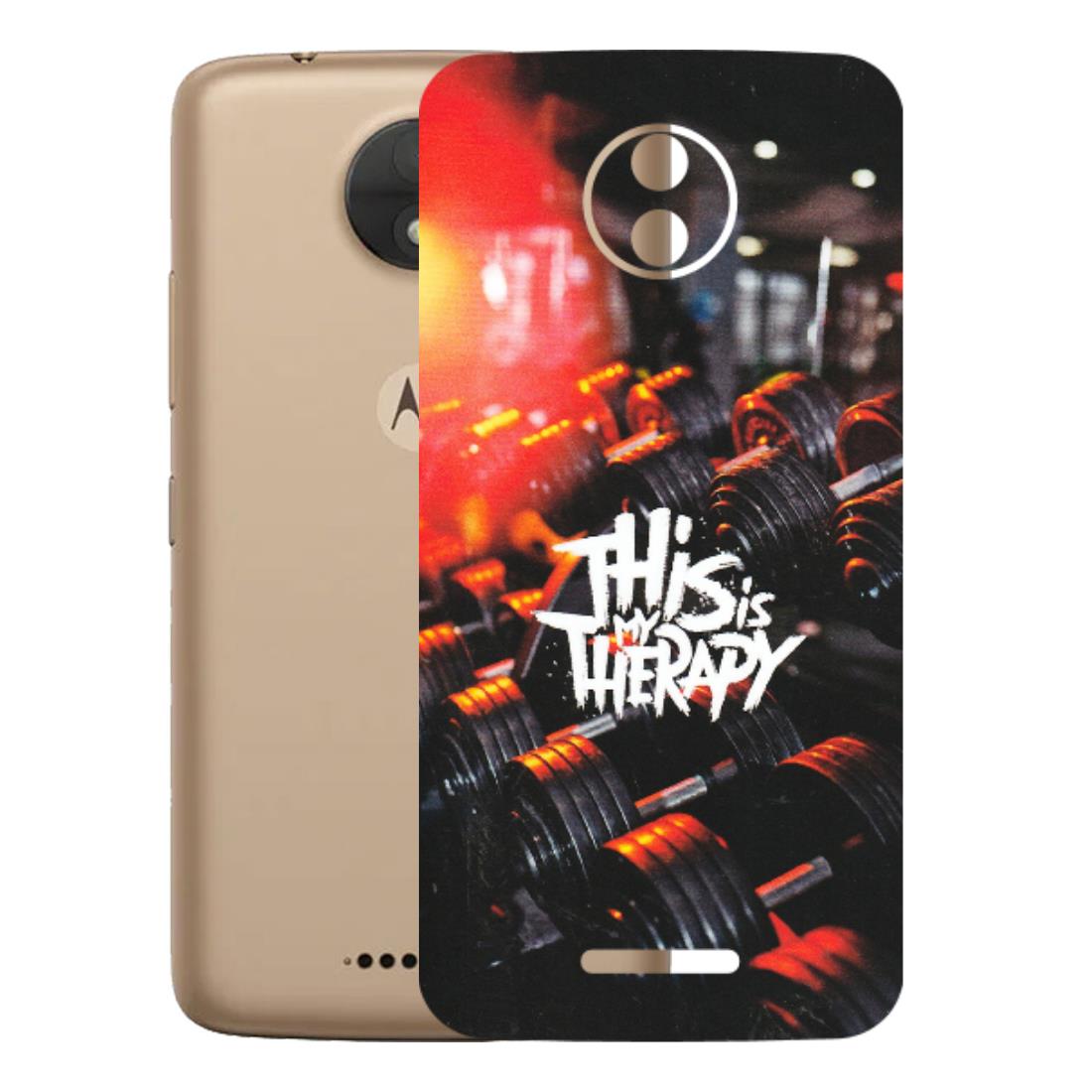 Motorola Phone Skins (All Models) - GYM Lover Therapy - Matte Finish (M-160) Motorola Moto C