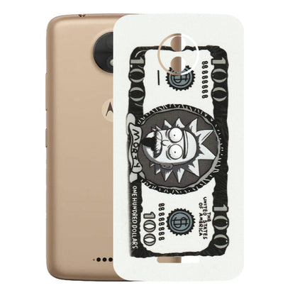 Motorola Phone Skins (All Models) - Rick And Morty Hundred Dollar Anime - Matte Finish (M-161) Motorola Moto C