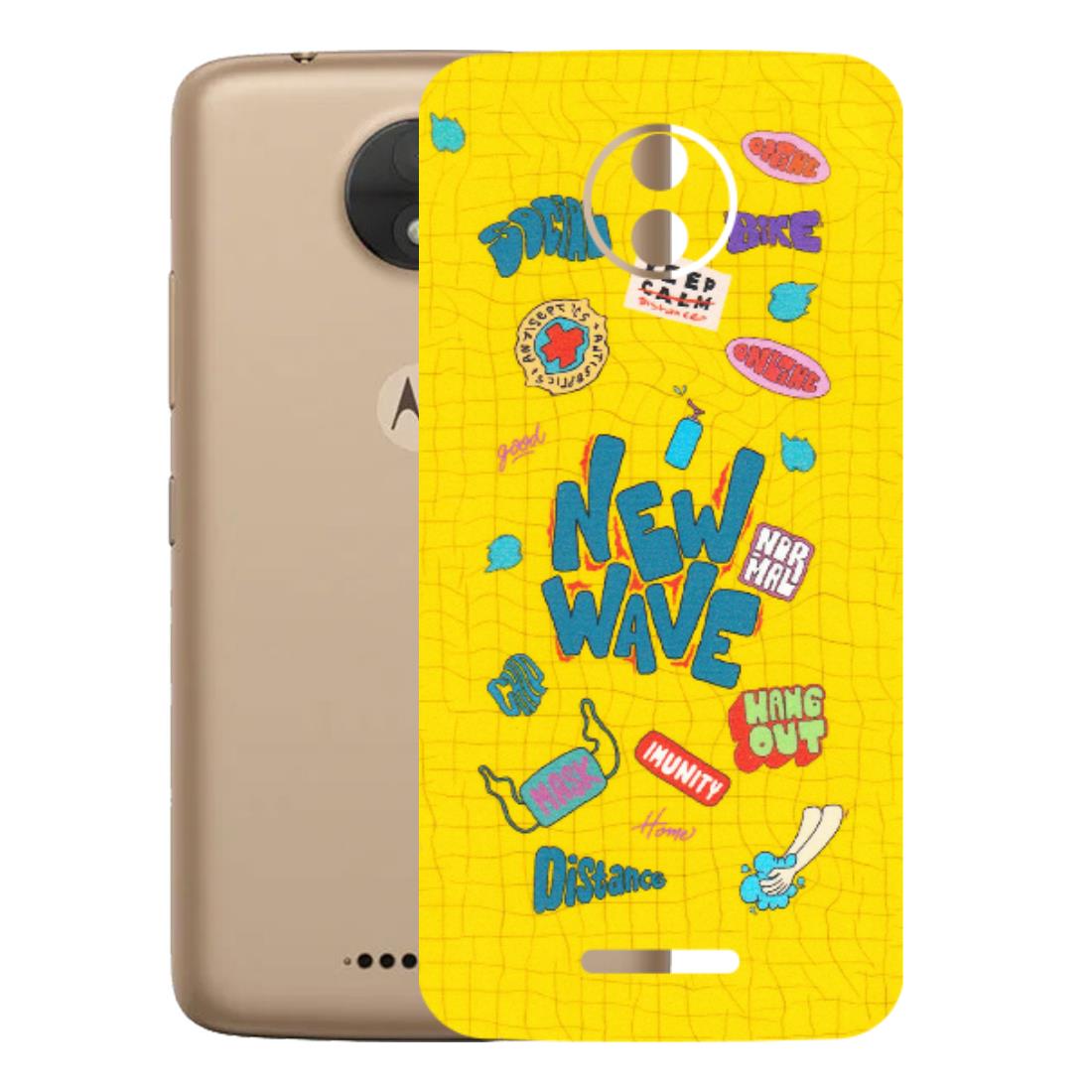 Motorola Phone Skins (All Models) - New Wave Life - Matte Finish (M-17) Motorola Moto C