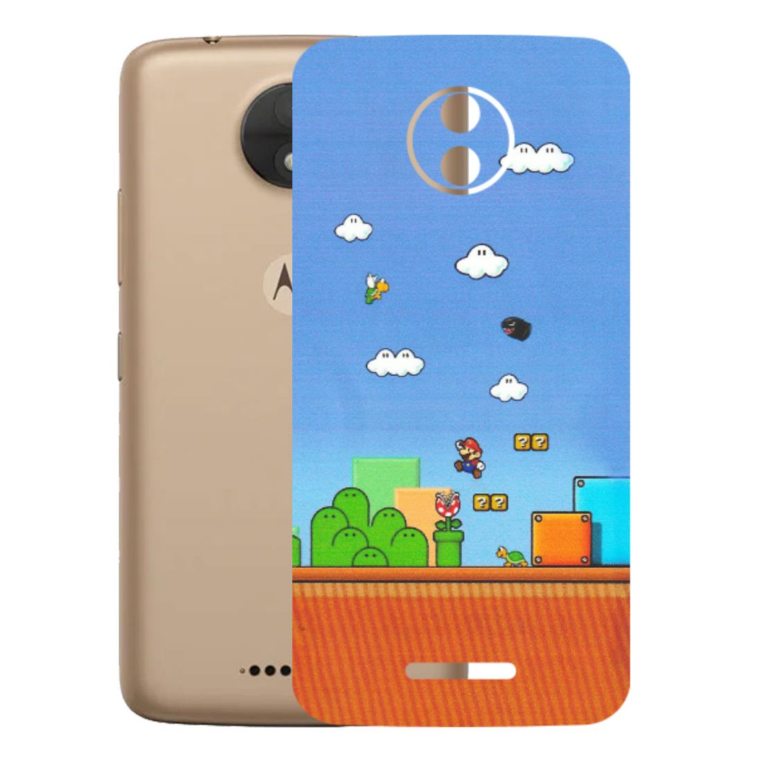 Motorola Phone Skins (All Models) - Mario Game Scene - Matte Finish (M-24) Motorola Moto C