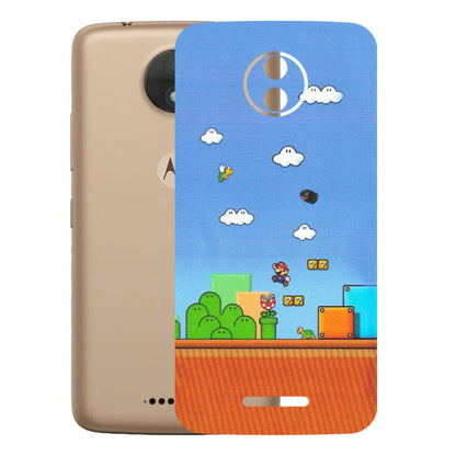Motorola Phone Skins (All Models) - Mario Game Scene - Matte Finish (M-24) Motorola Moto C