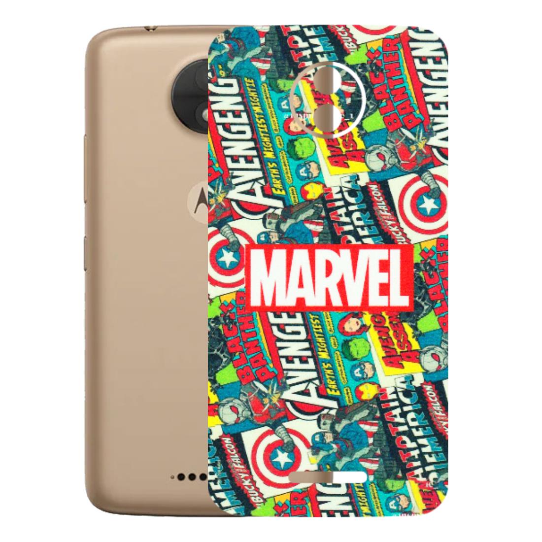 Motorola Phone Skins (All Models) - Marvel Comic Lover - Matte Finish (M-30) Motorola Moto C