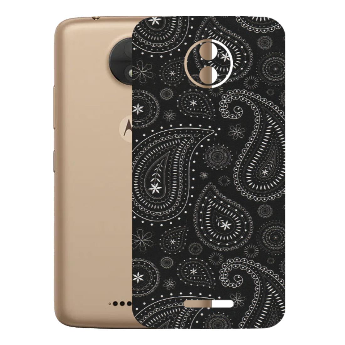 Motorola Phone Skins (All Models) - Black Sober Kerry - Matte Finish (M-37) Motorola Moto C