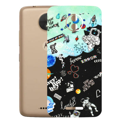 Motorola Phone Skins (All Models) - Living In A Space Dream - Matte Finish (M-46) Motorola Moto C
