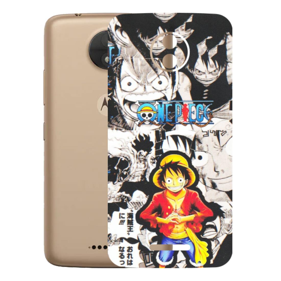 Motorola Phone Skins (All Models) - One Piece B&W - Matte Finish (M-63) Motorola Moto C