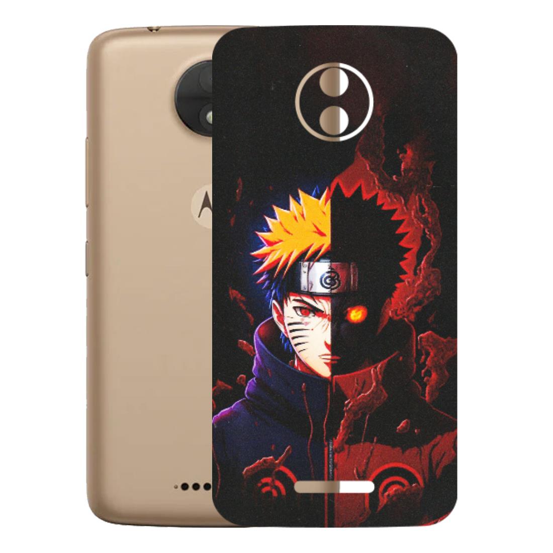Motorola Phone Skins (All Models) - Naruto X Evil - Matte Finish (M-70) Motorola Moto C
