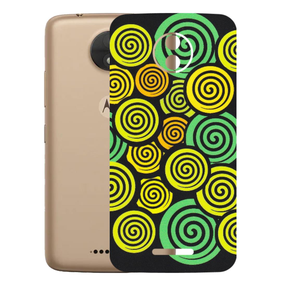 Motorola Phone Skins (All Models) - Crazy Spiral - Matte Finish (M-91) Motorola Moto C