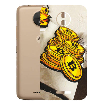 Motorola Phone Skins (All Models) - Billionaire Bitcoin Collection - Matte Finish (M-92) Motorola Moto C