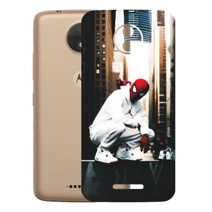 Motorola Phone Skins (All Models) - Sportsman Spider Man - Matte Finish (M-94) Motorola Moto C