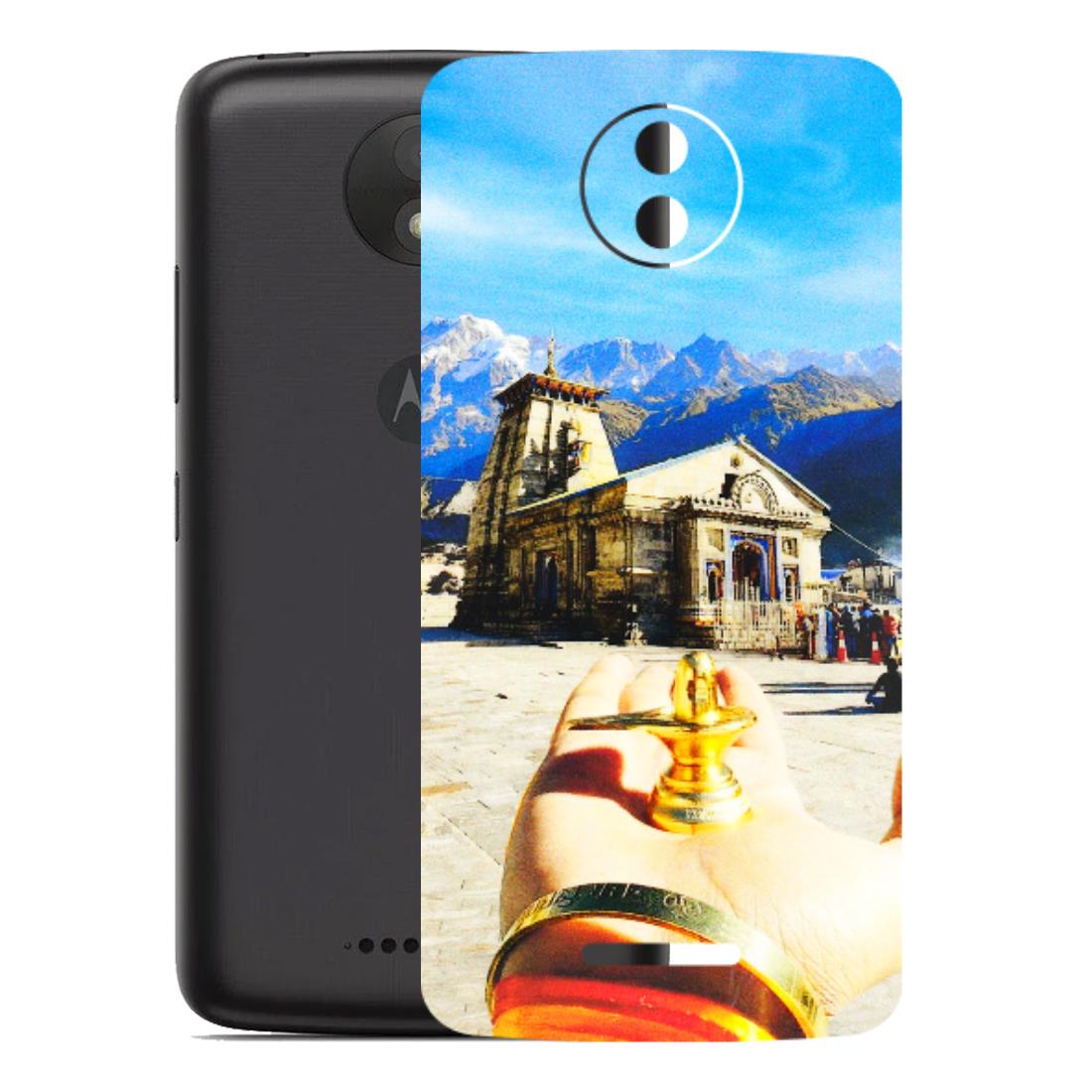 Motorola Phone Skins (All Models) - Beauty of Kedarnath - 3D Embossed Finish (L-108) Motorola Moto C Plus