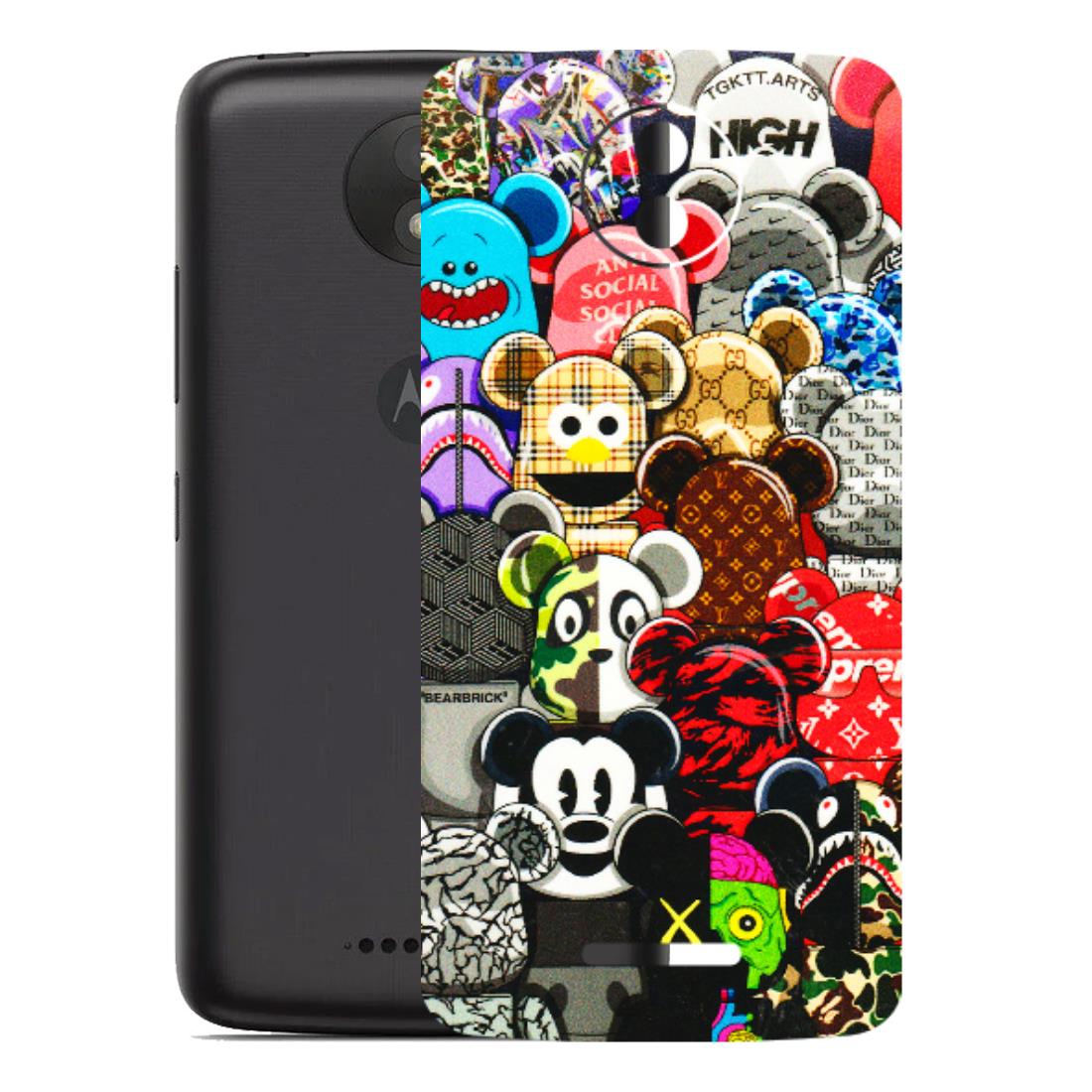 Motorola Phone Skins (All Models) - More Mickey Mouses - 3D Embossed Finish (L-118) Motorola Moto C Plus