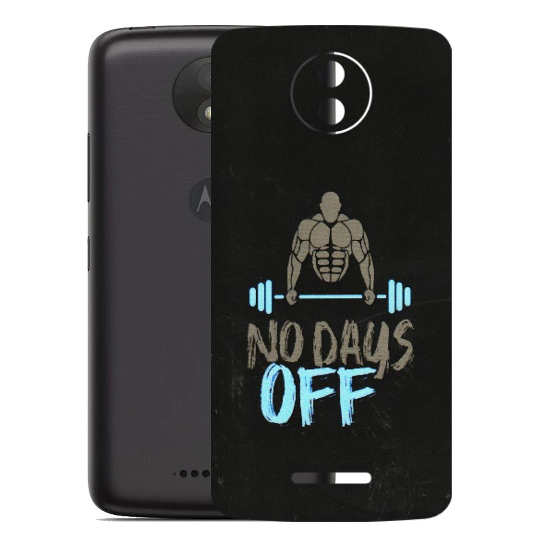 Motorola Phone Skins (All Models) - Gym Lover - 3D Embossed Finish (L-127) Motorola Moto C Plus